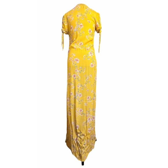 Flynn Skye Womens Maxi Dress Sz S Touch Of Honey 90s Romantic Fairy Cottagecore - Picture 8 of 12